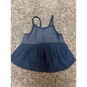 ❤️Old  Navy Baby Girl Denim Dress 12-18 M